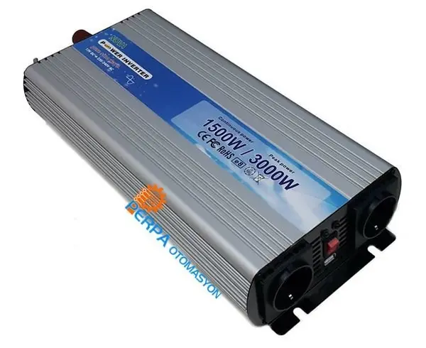 1500 Watt Tam Sinüs İnvertör 12V DC 1