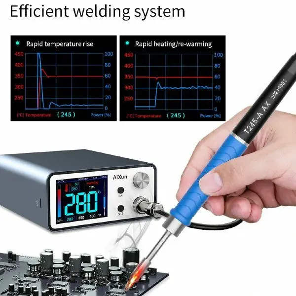 AiXun T3A T245 Havya İstasyonu 200W + 3 Adet C245 Uç 4