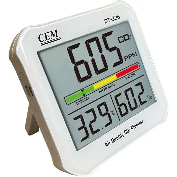 Cem DT-326 Hava Kalitesi ve Karbondioksit Ölçer 1