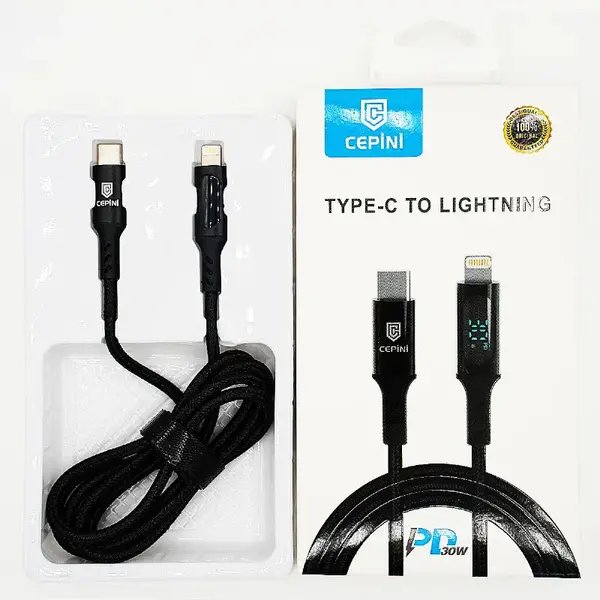 Cepini C-21 Type-c To Lightning 30W PD Kablo 3