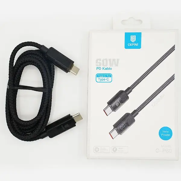 Cepini C-P60 Type-c To Type-c 60W PD Kablo 2