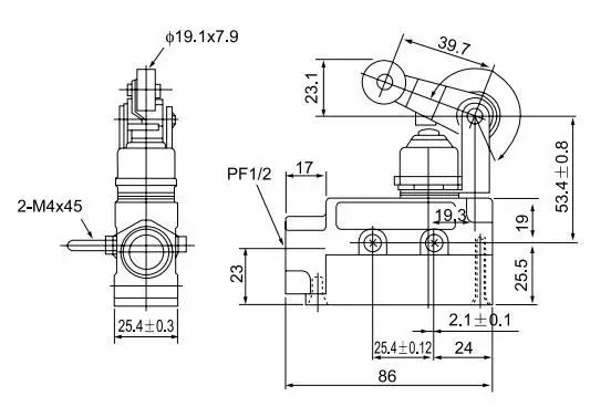 Cntd TZ-6104 IP65 Limit Switch 2