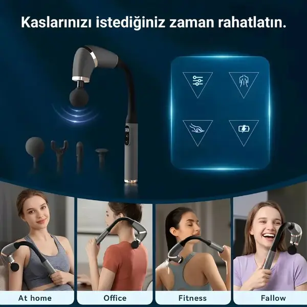 ZC-2025 Fascial Gun Masaj Aleti 4