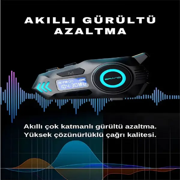 Helmet K09 20 kişiye kadar bağlanan intercom 5