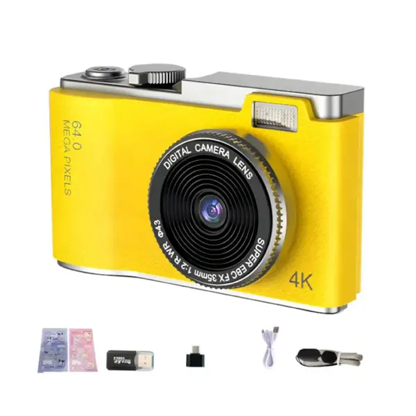 idragon LK-003 Sarı Fotoğraf Makinası 4