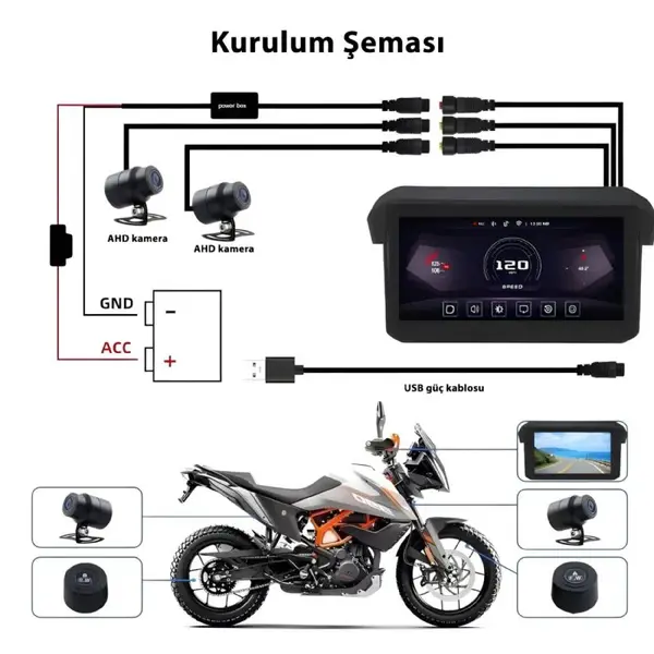 idragon M11D Motor Carplay Monitör ve Kamera 2