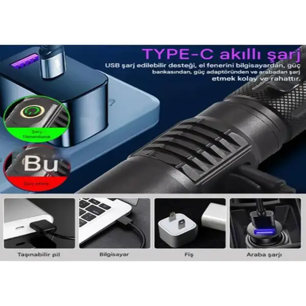 idragon S006 Uv Feneri 5