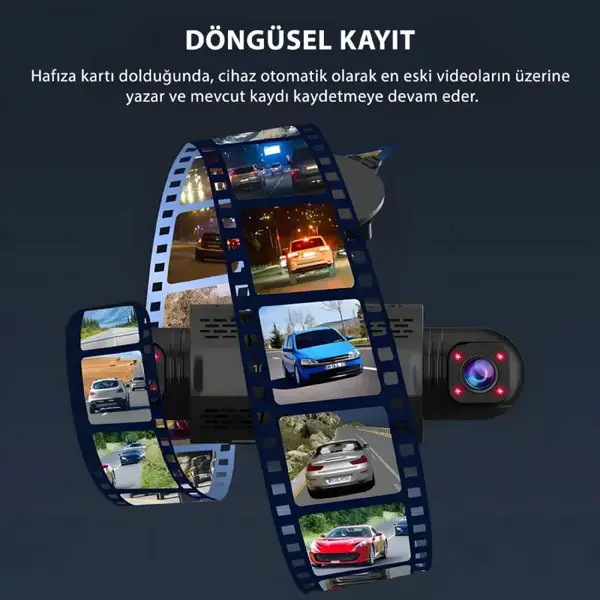 idragon S23Q QUAD HD 2K 4 Kameralı Araç Kamerası 3