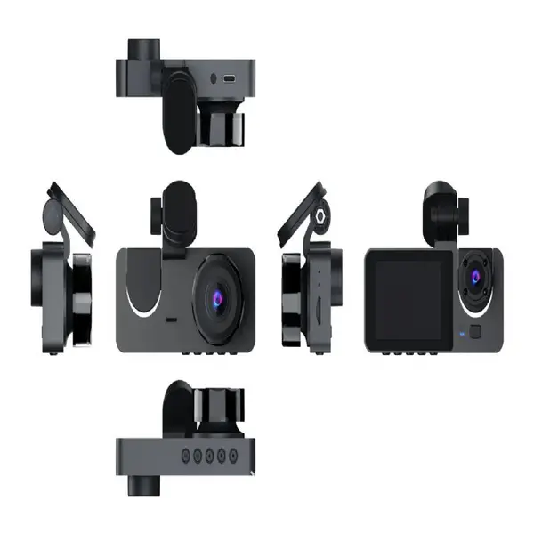 idragon Y15 FHD 1080P Araç için Ekranlı Ön Arka ve Araç içi Araç Kamerası 4