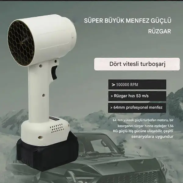 KAOPU KP7001 Güçlü Üfleme Turbo Fan 3