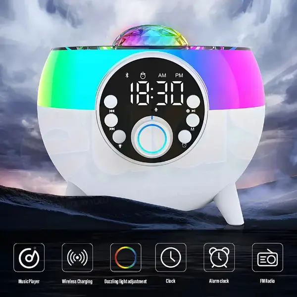 Starry Sky Hm-2310 Speakerlı Projector Gece Lambası 5