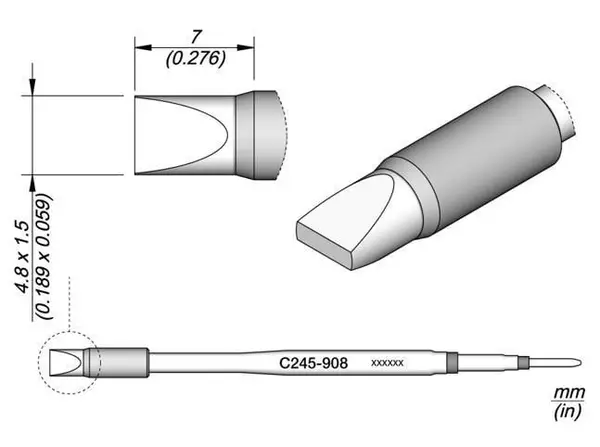 Jbc C245-908 Tornavida Tip Havya Ucu 1