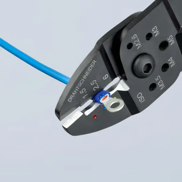 Knipex 97 22 240 Pabuç Sıkma ve Kablo Sıyırma Pensesi 4