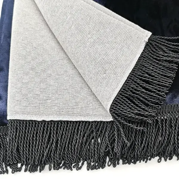 Astarlı Süngerli Kalın Platinyum Seccade 68x115 650 Gr Lacivert M1 3