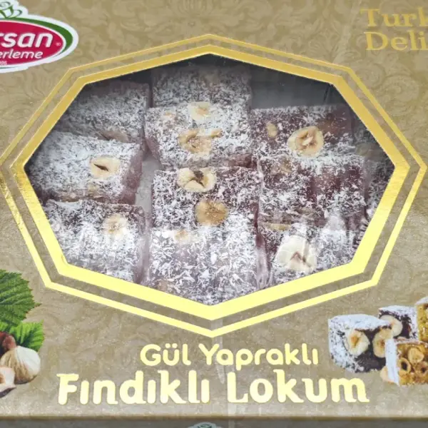 Gül Yapraklı Fındıklı Lokum 250 GR 3