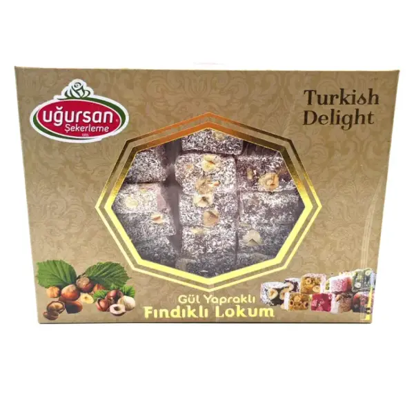 Gül Yapraklı Fındıklı Lokum 250 GR 4