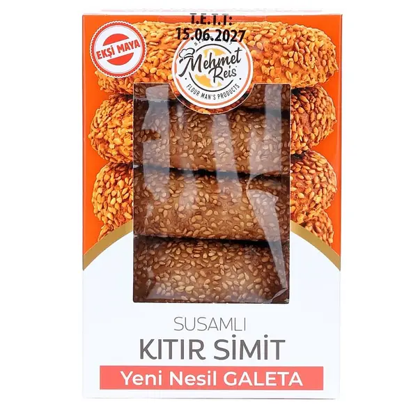 Susamlı Kıtır Simit - Ekşi Maya - Yeni Nesil Galeta - Mehmet Reis - 135 Gr 2