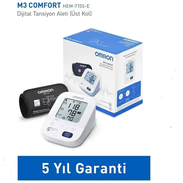 Omron M3 Comfort Dijital Tansiyon Ölçüm Aleti (Üst Kol) 1