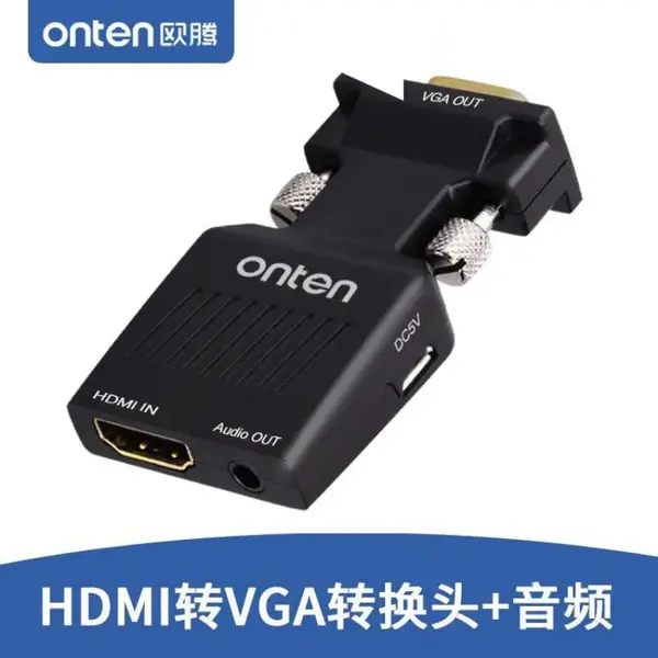 Onten Otn-7557 1080P HDMI ile VGA Ses Çıkışlı Adaptör 2