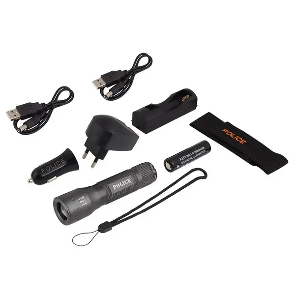 Police PS-19 CREE Power Led Zoomlu El Feneri Şarjlı 3