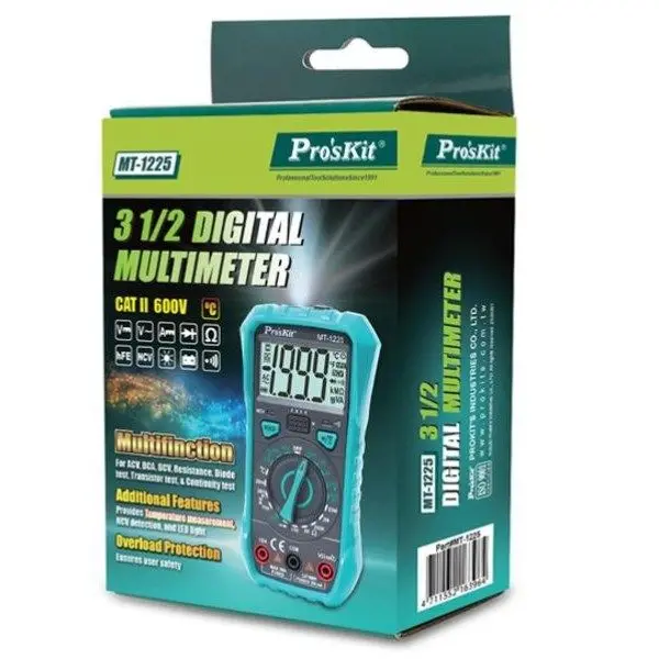 Proskit MT-1225 Dijital Multimetre 4