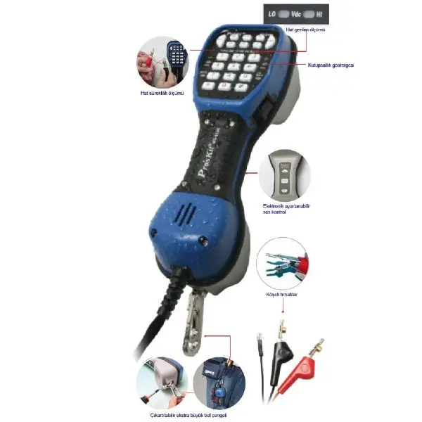 Proskit MT-8100 Telefon Hattı Test Cihazı 4