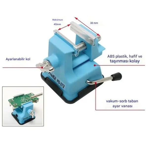 Proskit PD-372 Mini Mengene 2