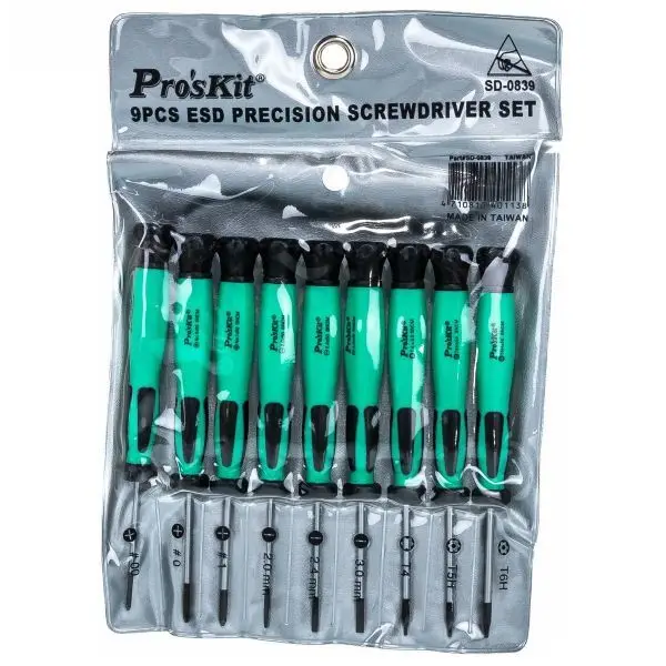 Proskit Sd-0839 Antistatik 9 Parça Tornavida Seti 3