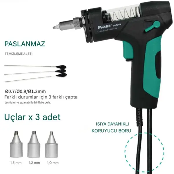 Proskit SS-331N 150W Lehim Sökme İstasyonu 2