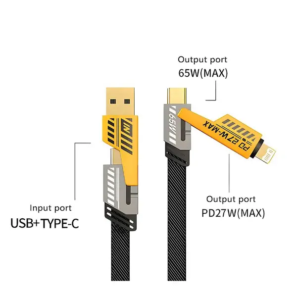 Newpower SDL F279 65W 27W Type-C / Lightning to Usb / Type-C 4
