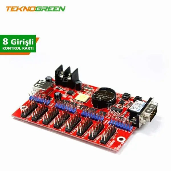 TGLK-C6UR 8 li Usb - RS232 Led Kontrol Kartı 2