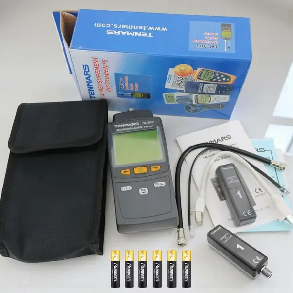 Tenmars TM-903 Multimedya LAN Kablo Test Cihazı 4