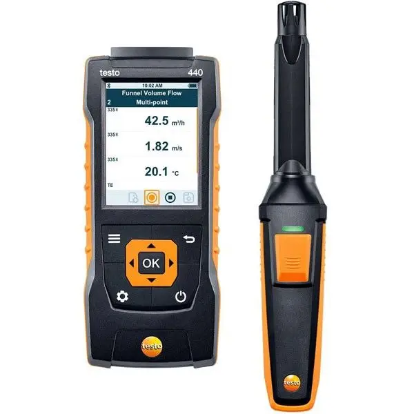 Testo 440 Bluetooth'lu Karbondioksit Ölçüm Cihazı 1