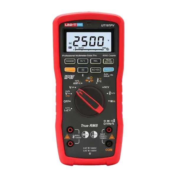 Uni-T UT197PV Profesyonel Multimetre Solar Pro 1