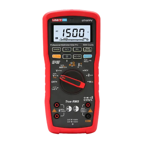 Uni-T UT197PV Profesyonel Multimetre Solar Pro 2