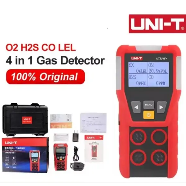 Uni-T UT334E+ Taşınabilir 4'ü 1 Arada Gaz Dedektörü 3
