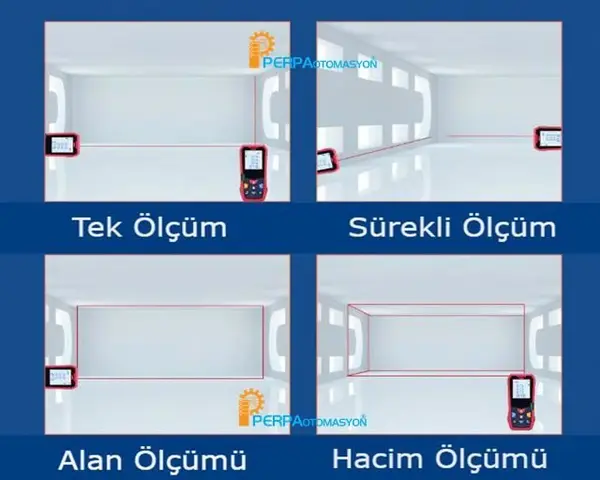 Unit LM120 120m Lazer Mesafe Ölçer Lazermetre 2