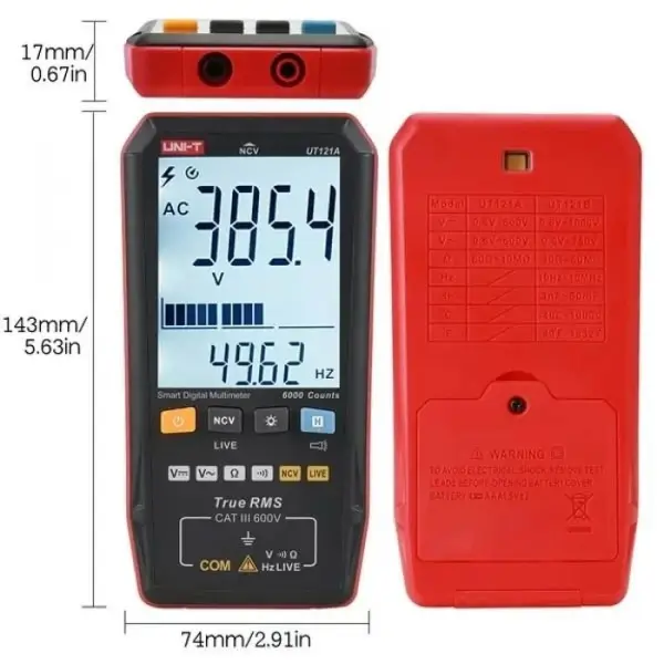 Unit UT 121A Akıllı Dijital Multimetre 2