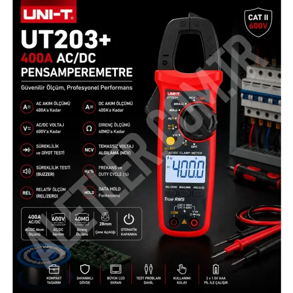 Unit UT 203+ 400A AC/DC Pensampermetre 1
