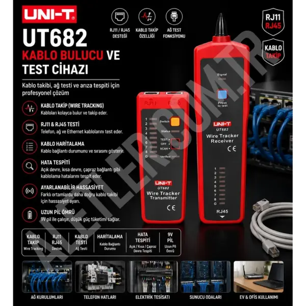 Unit UT 682 Kablo bulucu ve Test Cihazı 2
