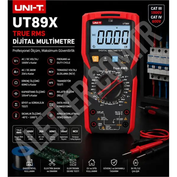 Unit UT 89X Dijital Multimetre 1
