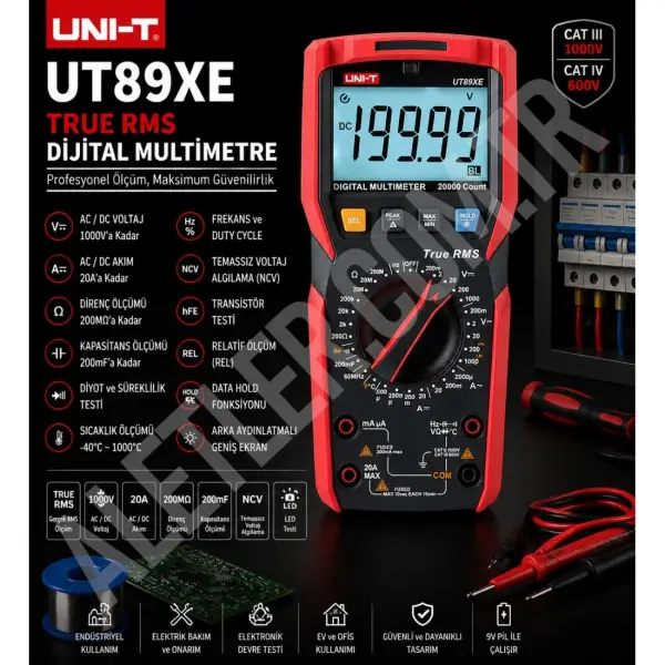 Unit UT 89XE Dijital Multimetre 2