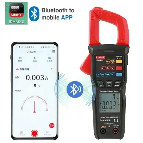 Unit UT202BT 600A AC Akıllı Pensampermetre 2