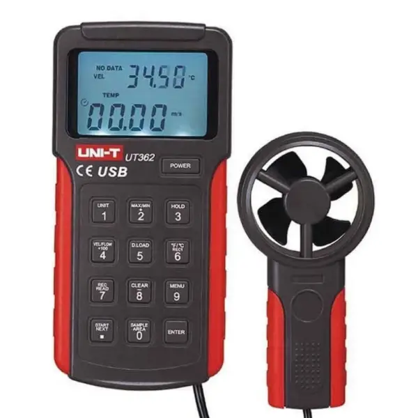 Unit UT362 Dijital Rüzgar Hızı Ölçer Anemometre 1