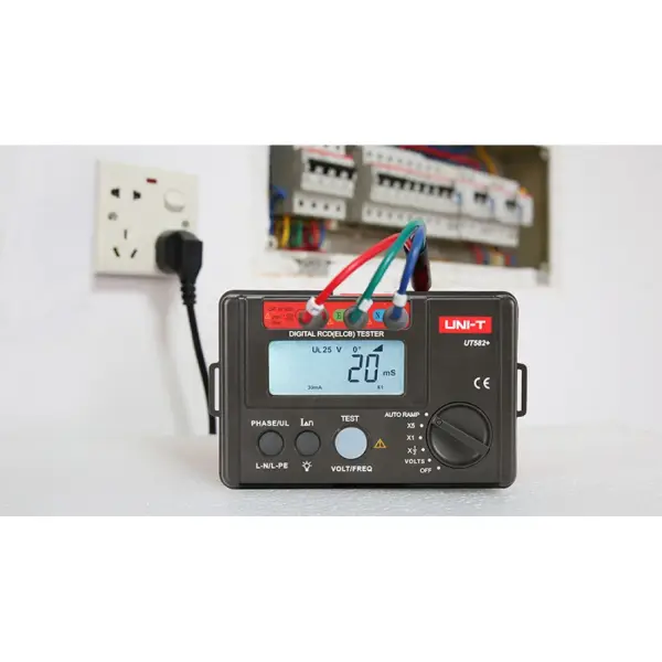 Unit UT582+ Dijital RCD Test Cihazı (ELCB) 5
