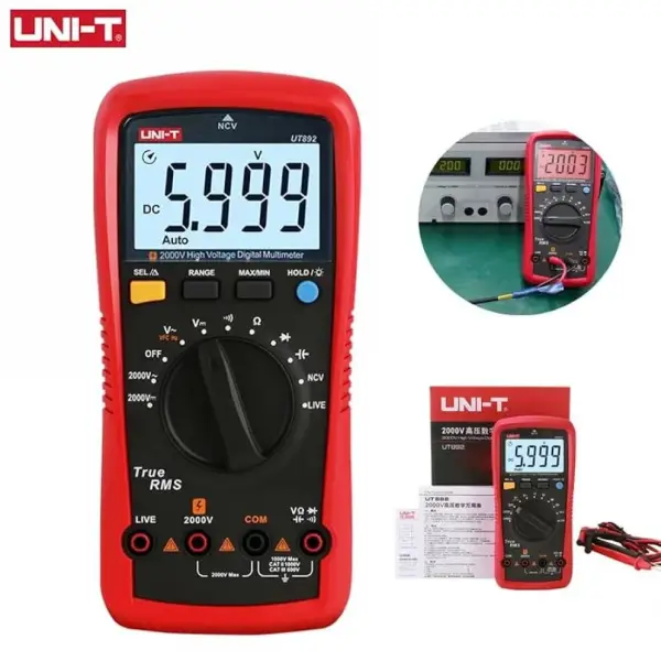 Unit UT892 2000V AC/DC Dijital Multimetre 4
