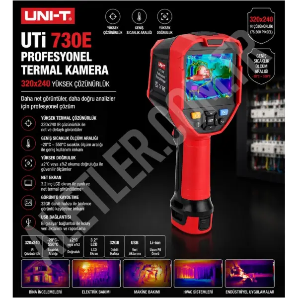 Unit UTi730E 320x240 Profesyonel Termal Kamera 1