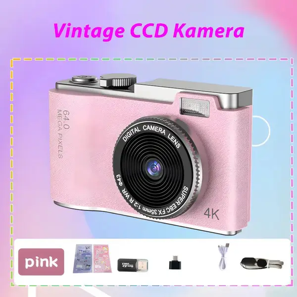 idragon LK-003 Pembe Fotoğraf Makinası 2