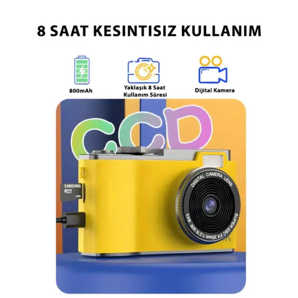 idragon LK-003 Sarı Fotoğraf Makinası 1