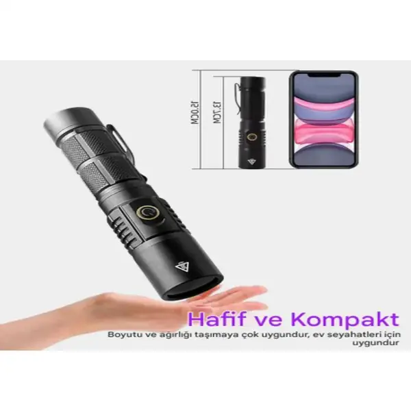 idragon S006 Uv Feneri 4